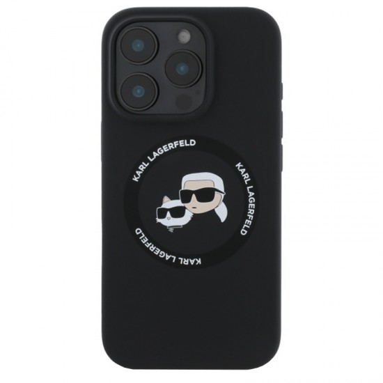 Husa spate pentru iPhone 16 Pro Max Karl Lagerfeld Magsafe - Negru
