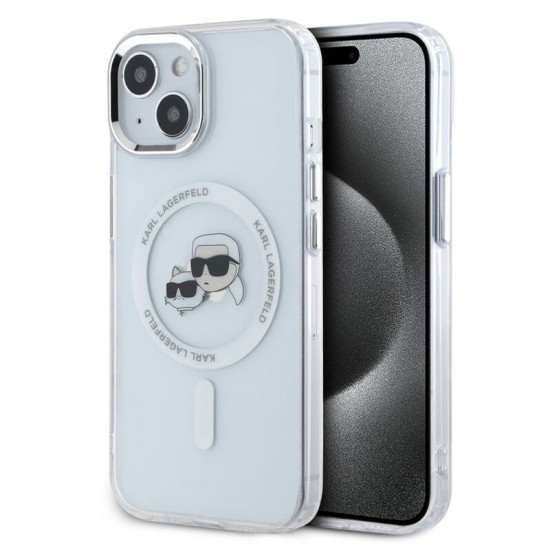 Husa spate pentru iPhone 16 Pro Max Karl Lagerfeld Magsafe - Transparent