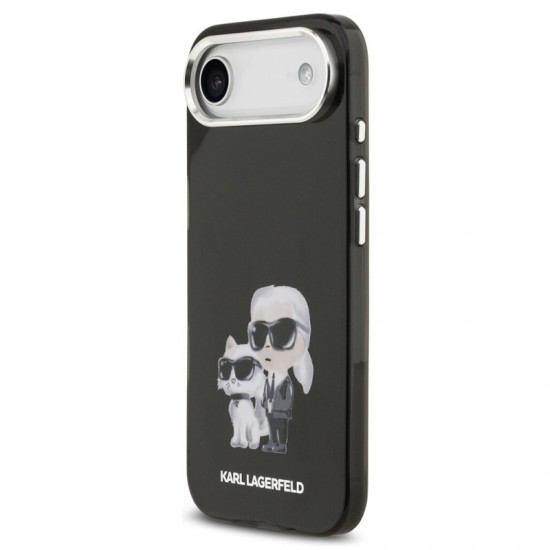 Husa spate pentru iPhone 17 Air Karl Lagerfeld Aquarelle - Negru
