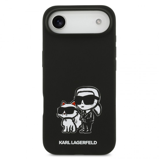 Husa spate pentru iPhone 17 Air Karl Lagerfeld Sketch Magsafe - Negru