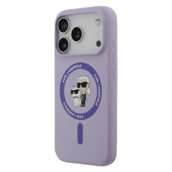 Husa spate pentru iPhone 17 Pro Max Karl Lagerfeld Magsafe - Mov deschis 