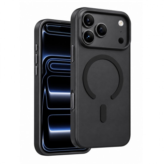 Husa spate pentru iPhone 18 Pro Keephone Gearmag MagSafe - Negru