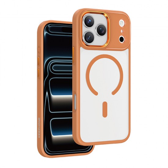 Husa spate pentru iPhone 17 Pro Max Keephone Magpro - Portocaliu