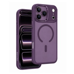 Husa spate pentru iPhone 18 Pro Max Keephone Magpro - Burgundy