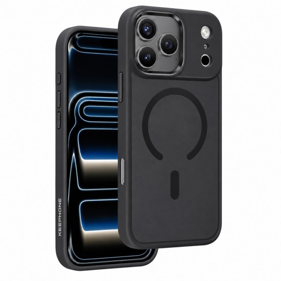 Husa spate pentru iPhone 17 Pro Max Keephone Magpro - Negru