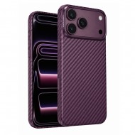 Husa spate pentru iPhone 17 Pro Keephone Kevilar Magsafe - Burgundy