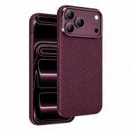 Husa spate pentru iPhone 17 Pro Max Keephone Kevilar Norra Magsafe - Burgundy