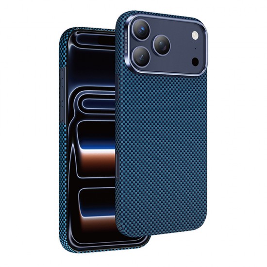Husa spate pentru iPhone 17 Pro Keephone Kevilar Norra Magsafe - Indigo