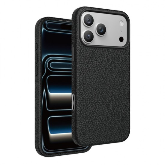 Husa spate pentru iPhone 17 Pro Max Keephone Lycucci - Negru