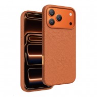 Husa spate pentru iPhone 17 Pro Max Keephone Lycucci - Portocaliu