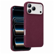 Husa spate pentru iPhone 17 Pro Max Keephone Peekaboo - Burgundy