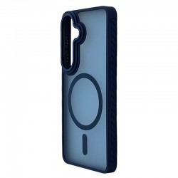 Husa spate pentru Samsung Galaxy S26 Plus Matte Case Magsafe - Semitransparent/Blue