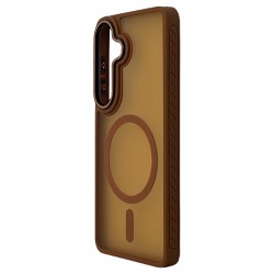 Husa spate pentru Samsung Galaxy S26 Plus Matte Case Magsafe - Semitransparent/Gold