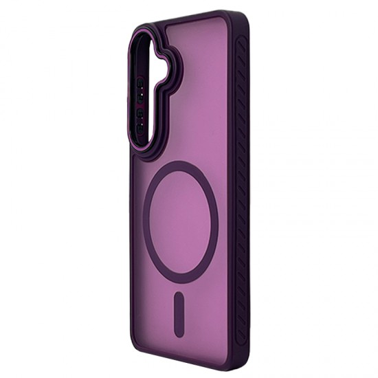 Husa spate pentru Samsung Galaxy S26 Plus Matte Case Magsafe - Semitransparent/Purple