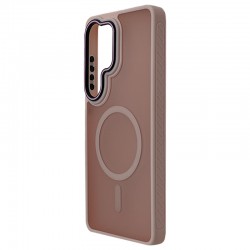 Husa spate pentru Samsung Galaxy S26 Ultra Matte Case Magsafe - Semitransparent/Rose