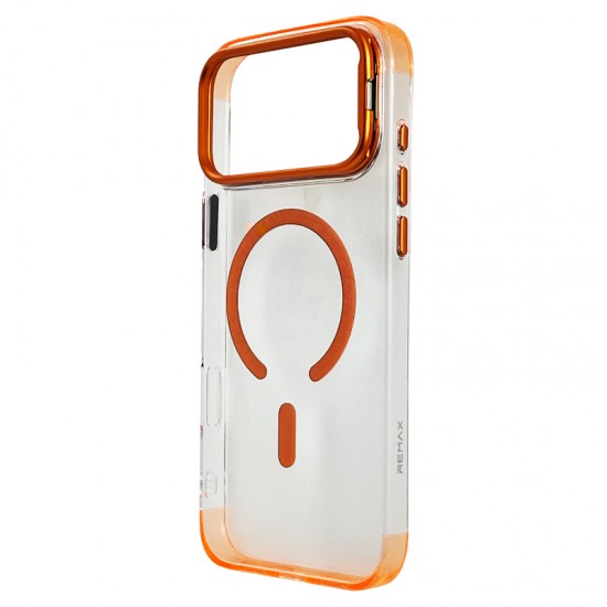 Husa spate Duty Case pentru iPhone 17 Pro - Transparent/Cosmic Orange