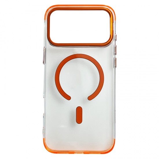 Husa spate Duty Case pentru iPhone 17 Pro - Transparent/Cosmic Orange