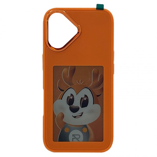 Husa spate Photo Case pentru iPhone 17 - Orange