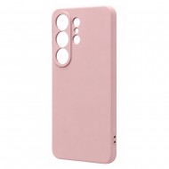Husa spate pentru Samsung Galaxy S26 Ultra Silicon Line - Roz pudrat
