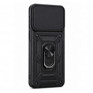 Husa spate pentru Samsung Galaxy A16 4G Slide Case - Negru