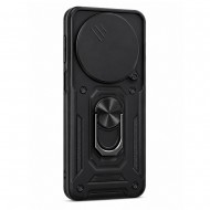Husa spate pentru Honor Magic 8 Lite Slide Case - Negru
