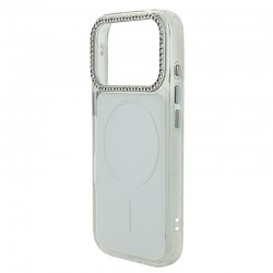 Husa spate pentru iPhone 17 Pro Max Syro Magsafe - Alb/Semitransparent