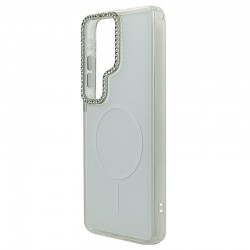 Husa spate pentru Samsung Galaxy S25 Ultra Syro Magsafe - Alb/Semitransparent