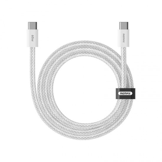 Incarcator Remax CA20 65W Type-C Plus USB-A cu Cablu Inclus - Alb