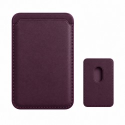 Portofel MagSafe carduri pentru telefon - Burgundy