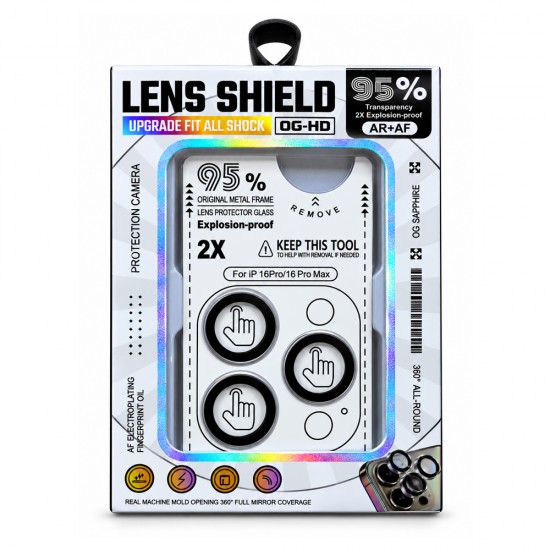 Protectie camera foto Shock pentru iPhone 16 Pro