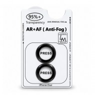 Protectie camera foto Shock pentru iPhone Duo - Negru