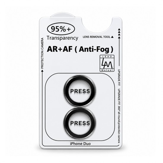 Protectie camera foto Shock pentru iPhone Duo - Silver
