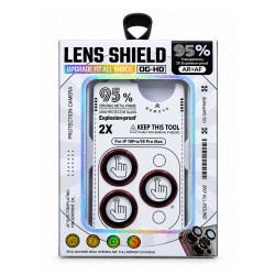 Protectie camera foto Shock pentru iPhone 18 Pro Max - Burgundy