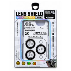 Protectie camera foto Shock pentru iPhone 18 Pro Max - Negru