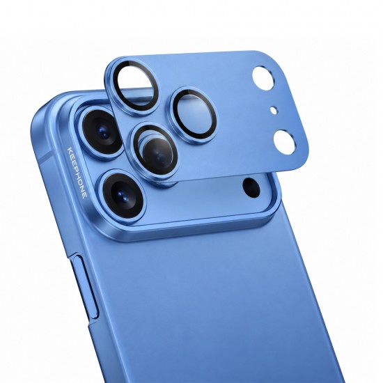 Protectie camera Keephone full pentru iPhone 18 Pro - Glaciar