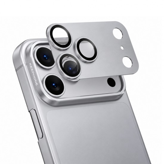 Protectie camera Keephone full pentru iPhone 18 Pro Max - Silver