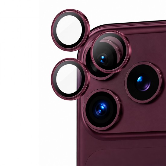 Protectie camera Keephone pentru iPhone 18 Pro - Burgundy