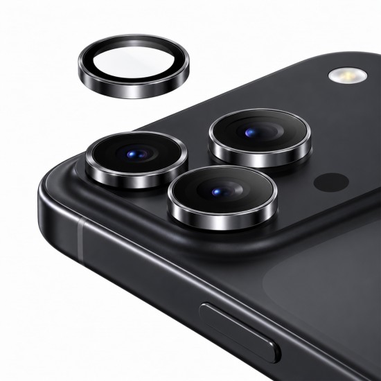 Protectie camera Keephone Safir pentru iPhone 18 Pro - Negru