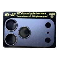 Protectie camera full diamond pentru iPhone 17 Pro Max - Blue