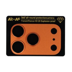 Protectie camera full pentru iPhone 17 Pro Max - Orange