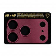 Protectie camera full pentru iPhone 18 Pro - Burgundy