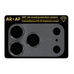 Protectie camera full pentru iPhone 18 Pro Max - Gri închis