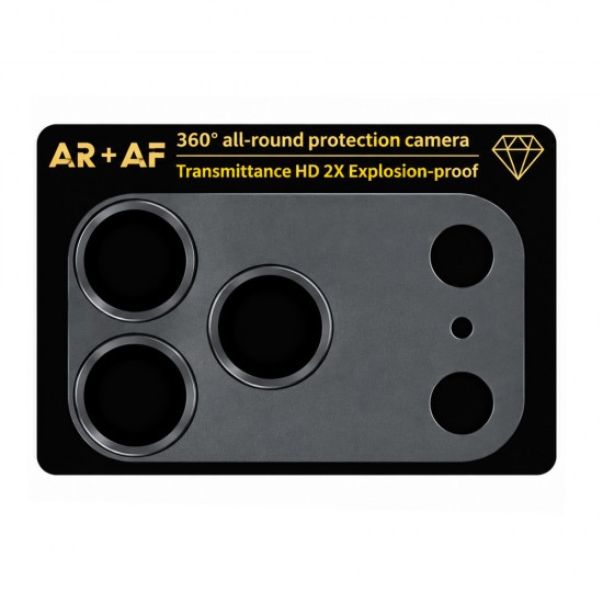 Protectie camera full pentru iPhone 18 Pro - Gri închis