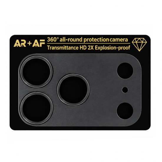 Protectie camera full pentru iPhone 18 Pro - Negru