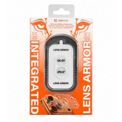 Protectie camera Remax pentru iPhone 17 - Clear