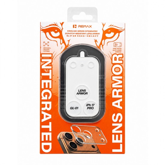 Protectie camera Remax pentru iPhone 17 Pro - Clear