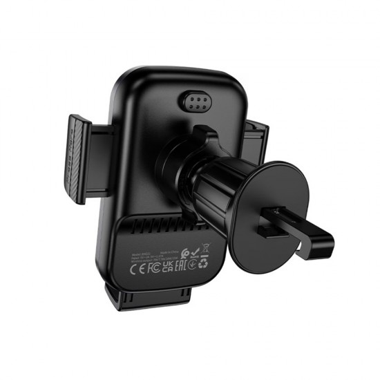 Suport auto magnetic, grila ventilatie, pentru telefon cu incarcare Wireless - Borofone BH221