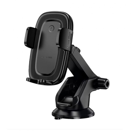 Suport auto magnetic, grila ventilatie, pentru telefon cu incarcare Wireless - Borofone BH223
