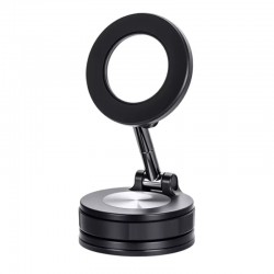 Suport auto magnetic, cu ventuza, pentru telefon - G909 Negru