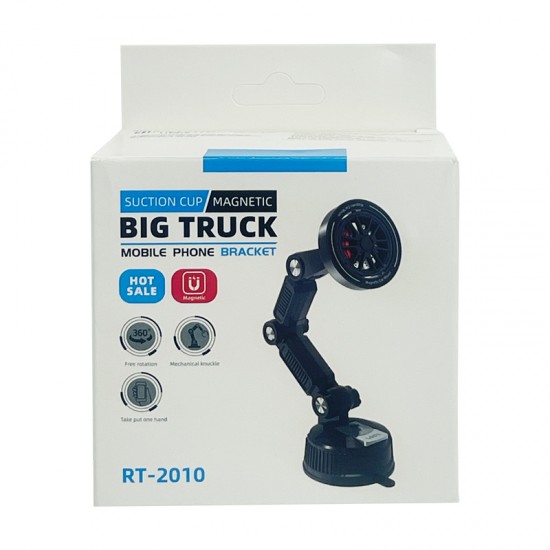 Suport auto magnetic universal, cu ventuza, pentru telefon - RT2010